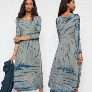 Anthropologie Dolan Eliska tie-dye maxi dress